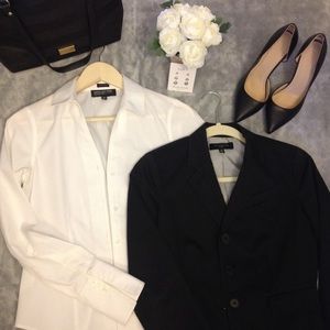 Talbots Black Blazer- like new!